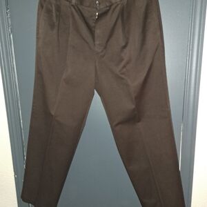 Nordstrom Men's Chocolate Brown Dress Trousers 36X30 Smartcare